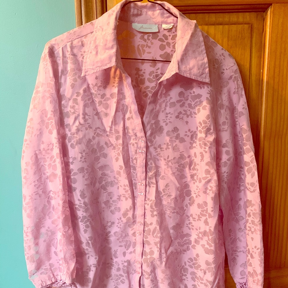 Pink Button Up